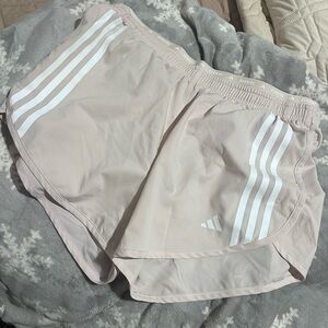 Adidas Women's Light Pink Athletic Shorts